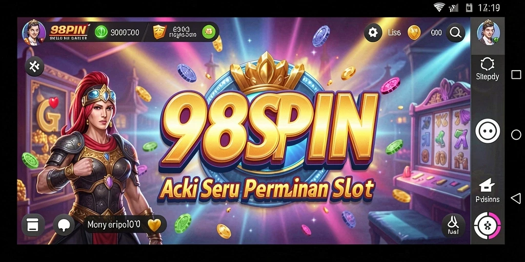 Screenshot gameplay 98SPIN menampilkan aksi mendebarkan saat slot berputar.