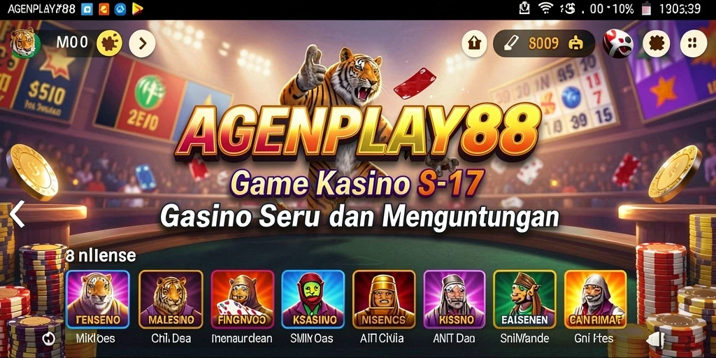 Tampilan gameplay seru dan menarik di AGENPLAY88.