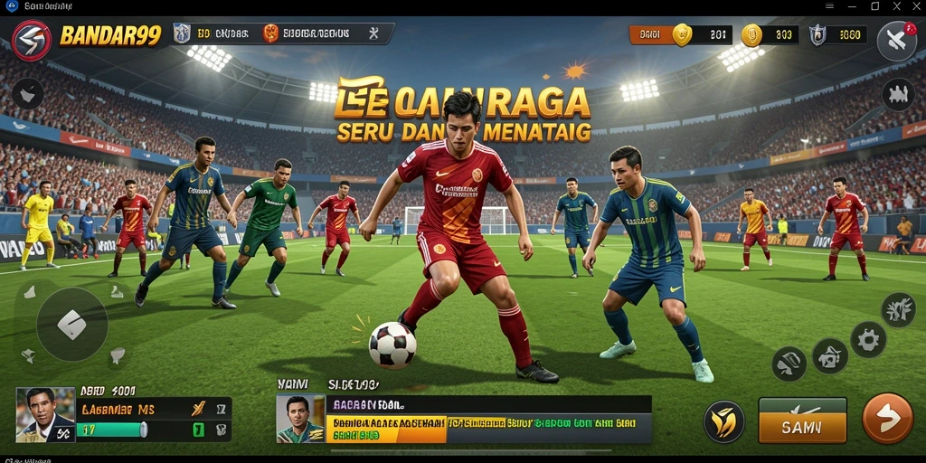 Tampilan menarik dari gameplay BANDAR99 yang menggambarkan keseruan olahraga.