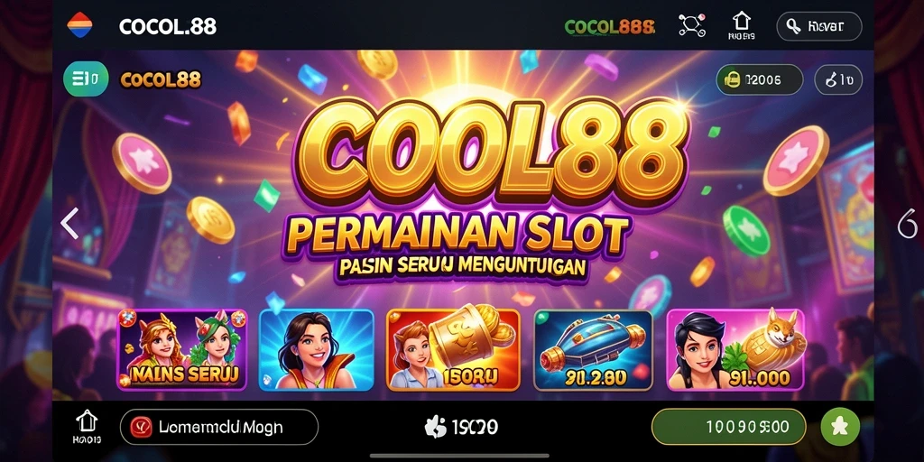 Tampilan menarik dari gameplay slot COCOL88 yang seru.