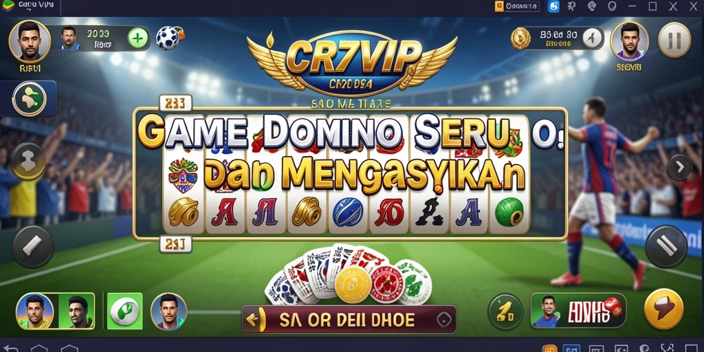 Screenshot utama CR7VIP menunjukkan gameplay menegangkan dan grafis menawan.