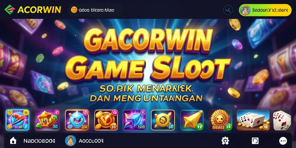 Tampilan gameplay menarik dari GACORWIN yang siap menyuguhkan keseruan.