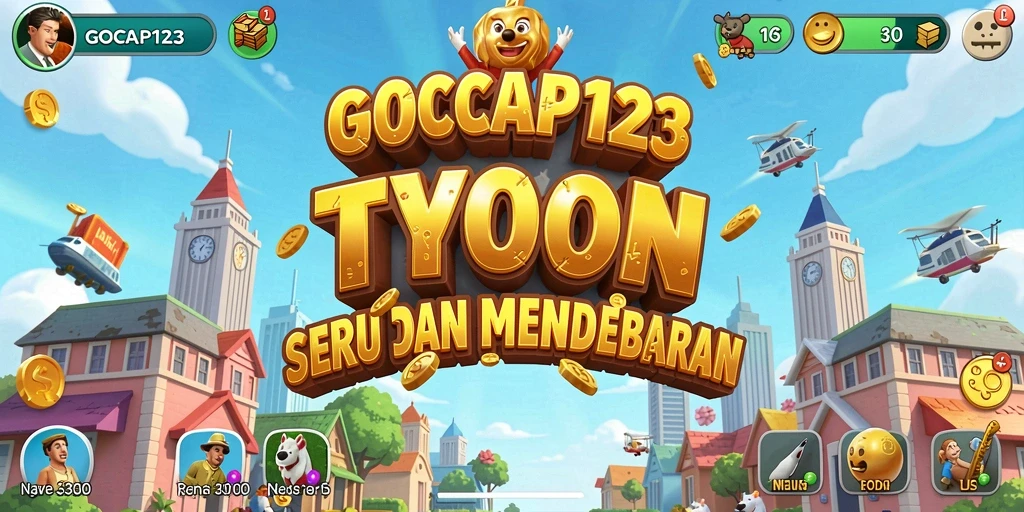 Gameplay GOCAP123 menampilkan pengelolaan bisnis yang mendebarkan.
