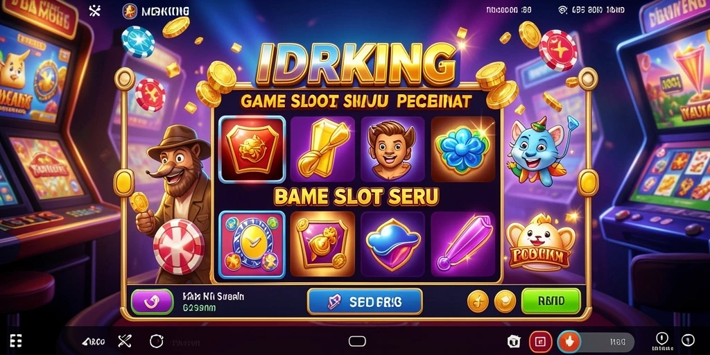 Tampilan gameplay menakjubkan dari IDRKING yang membuat ketagihan.