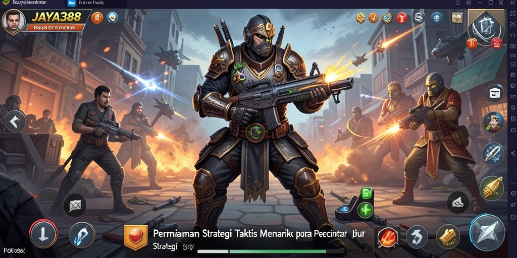 Tangkapan layar utama JAYA388 menampilkan aksi permainan strategi yang mendebarkan.