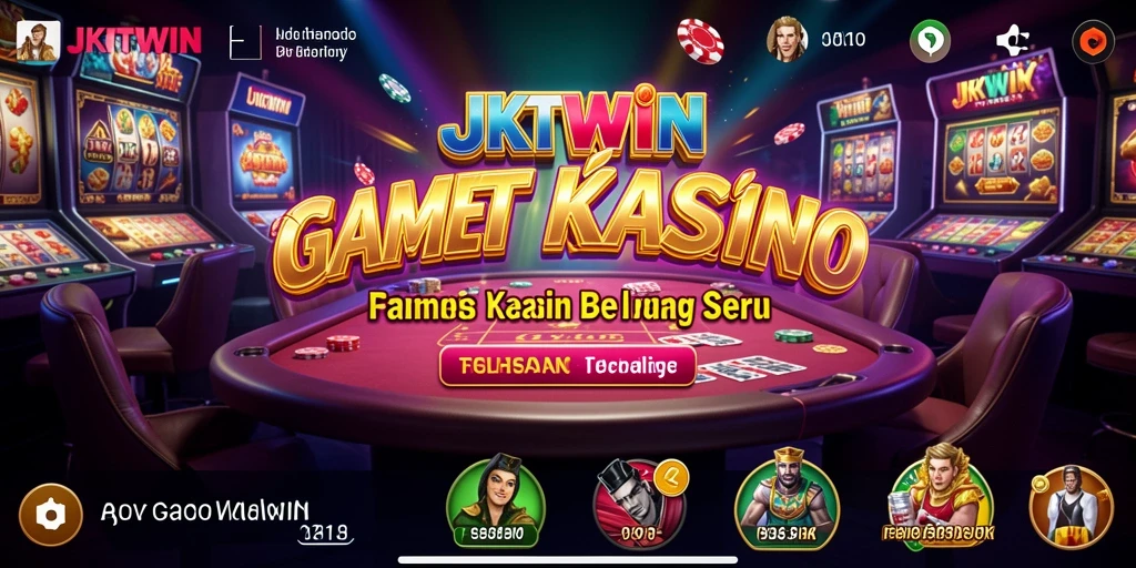 Screenshot gameplay JKTWIN menampilkan suasana kasino yang seru dan mendebarkan.