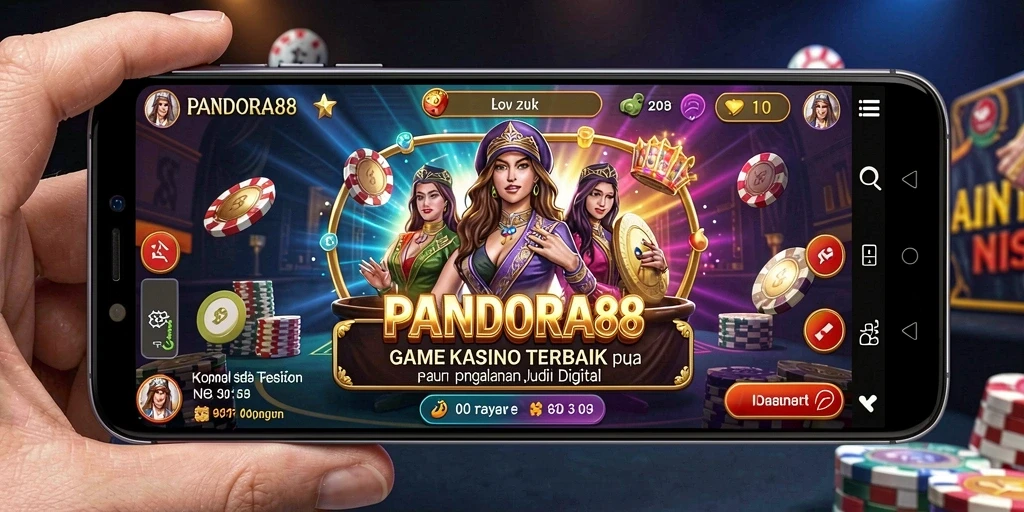 Tampilan gameplay menarik dari PANDORA88 dengan fitur kasino yang dinamis.