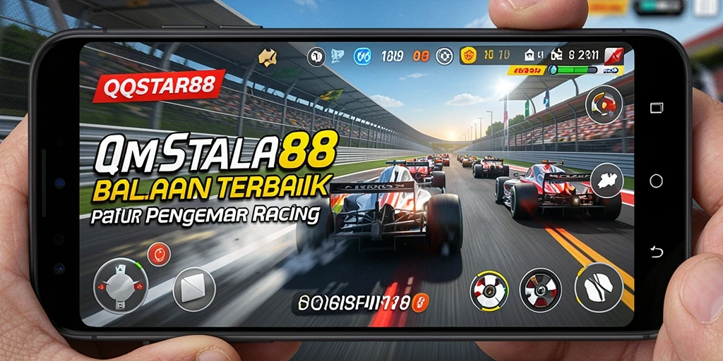 Tampilan grafik balapan menegangkan dalam QQSTAR88.