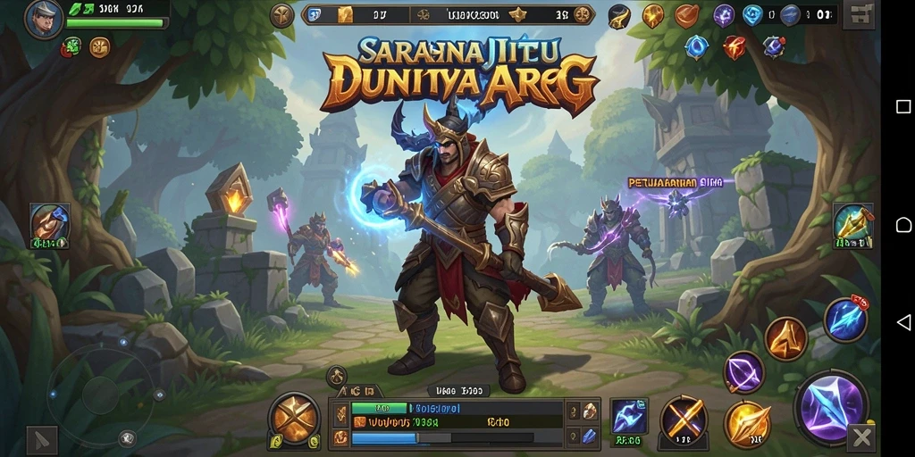 Tampilkan gameplay seru dalam dunia ARPG SARANAJITU.