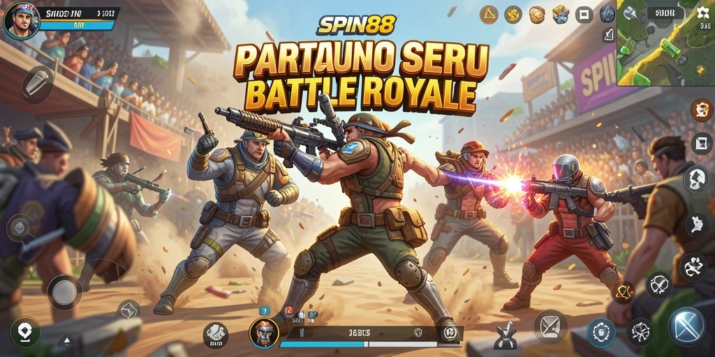 Pengalaman grafis menakjubkan dari gameplay Battle Royale SPIN88.