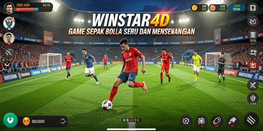 Tampilan gameplay kompetitif dalam <strong>WINSTAR4D</strong> yang menegangkan.
