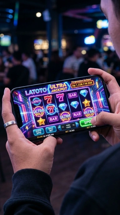 Tampilan antarmuka aplikasi latoto yang menarik.
